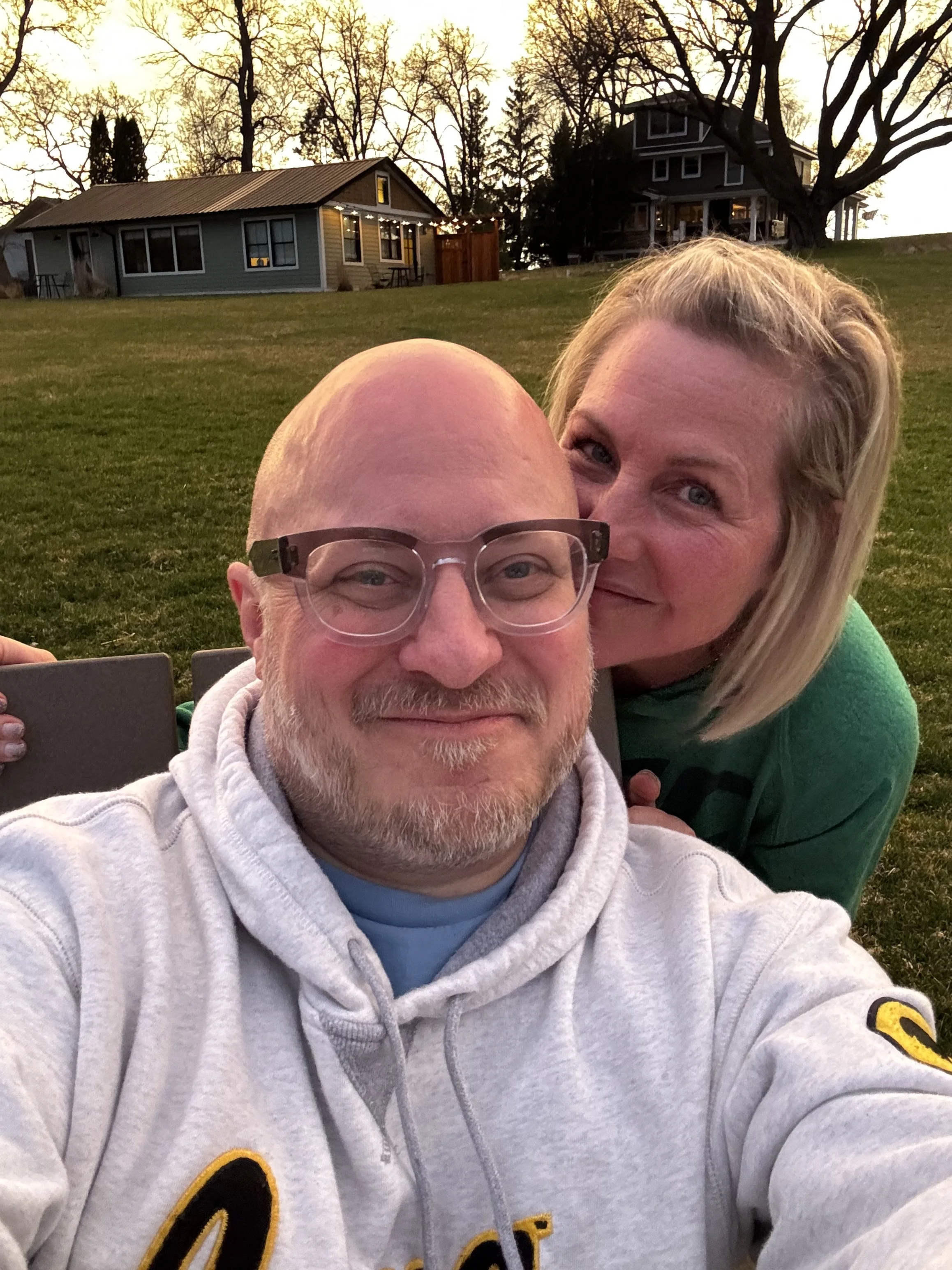 Karl Knutson with his wife Caroline