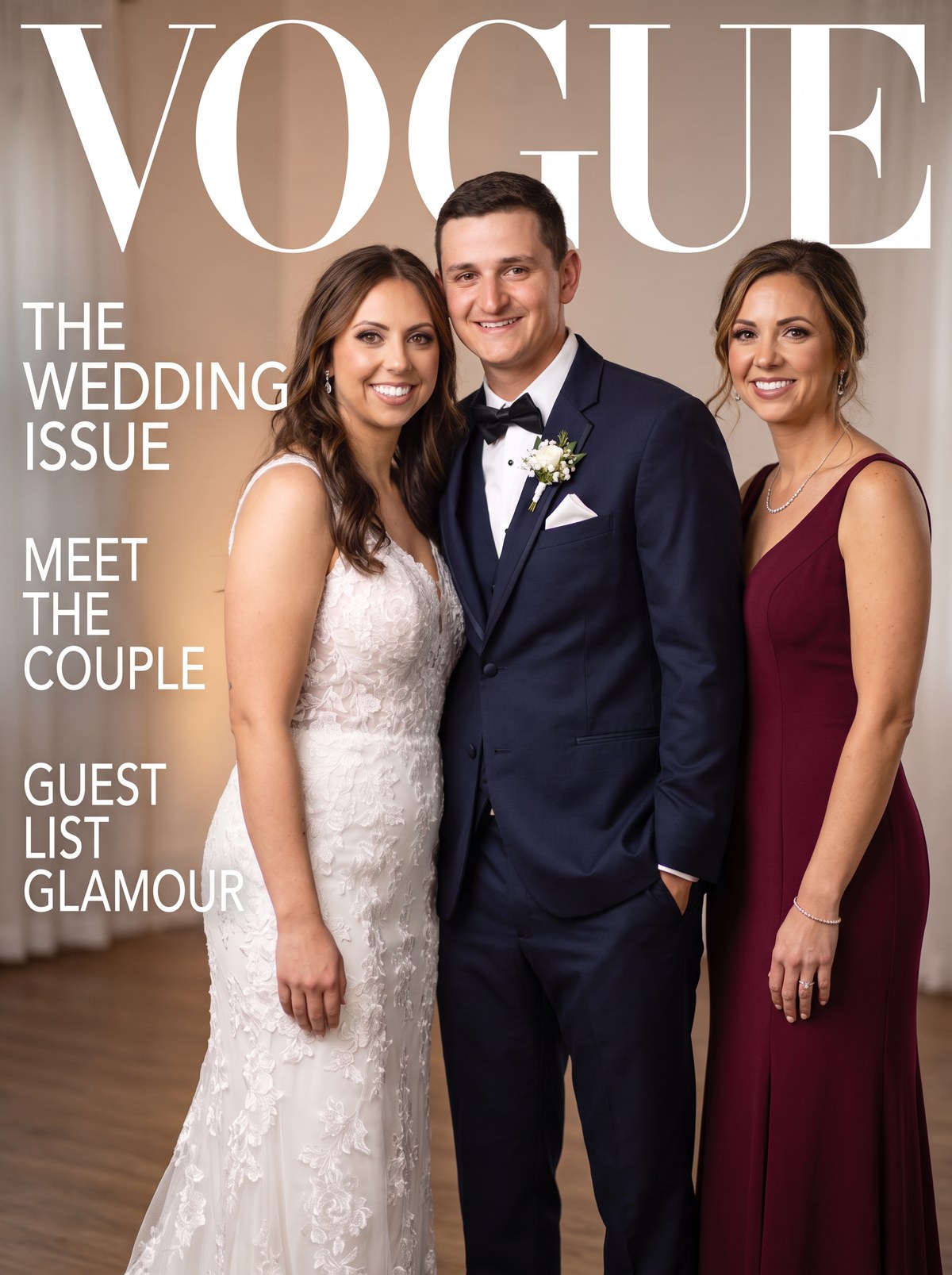 Magazine cover style